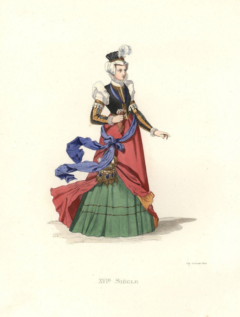 瑞士女士 作者 Edmond Lechevallier-Chevignard