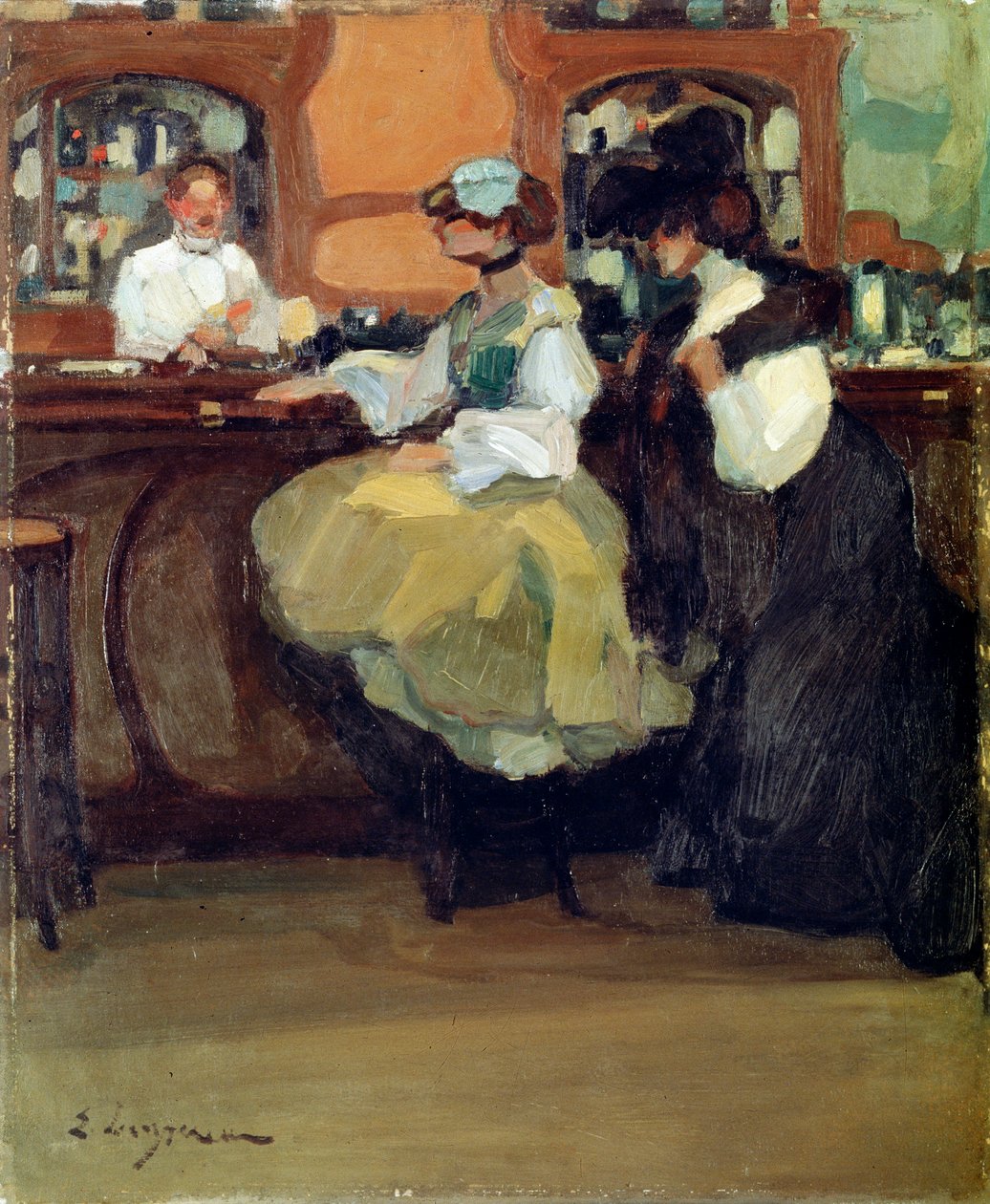 塔巴林（Bar Tabarin），1905年。 作者 埃德蒙·伦佩鲁尔