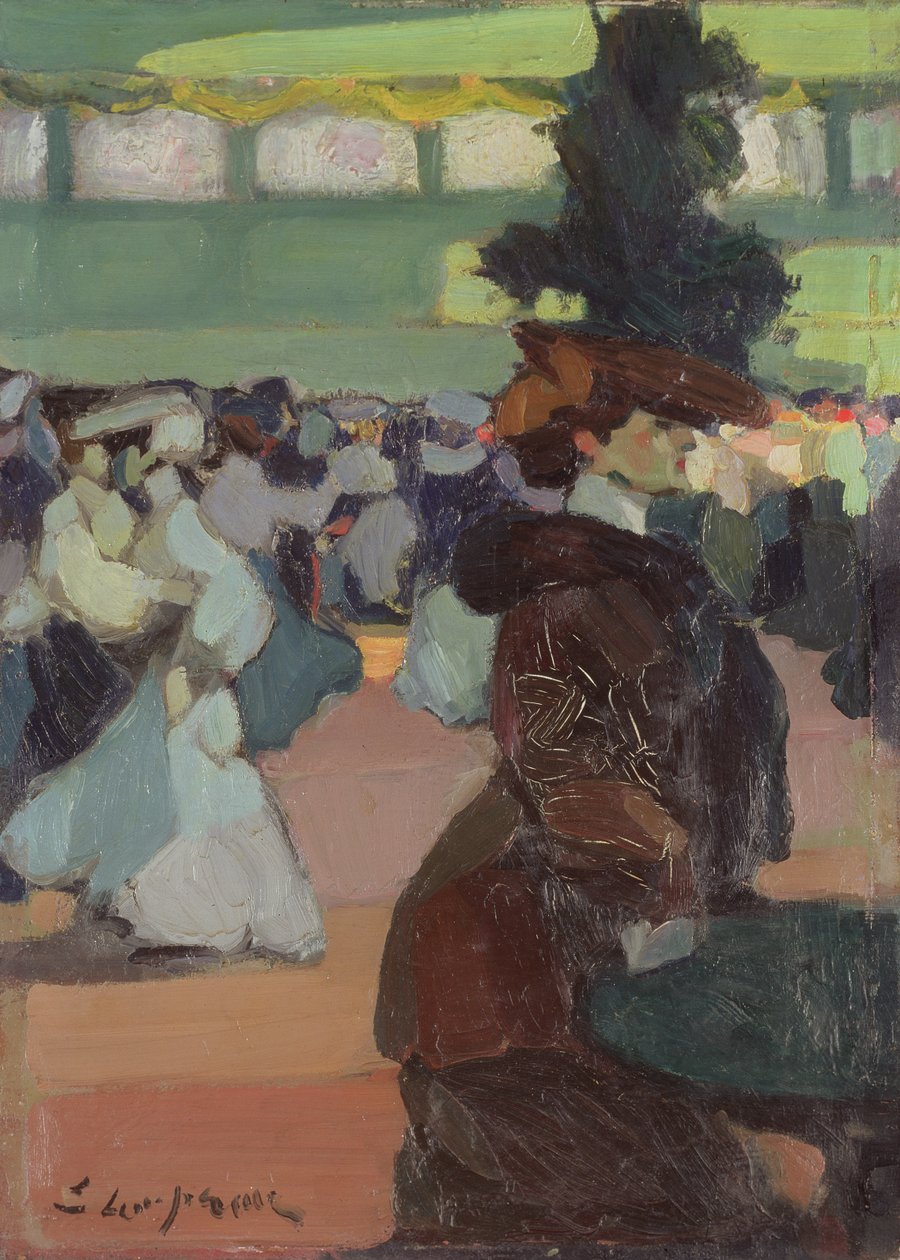 Bar Tabarin，约1905年（布面油画 作者 埃德蒙·伦佩鲁尔