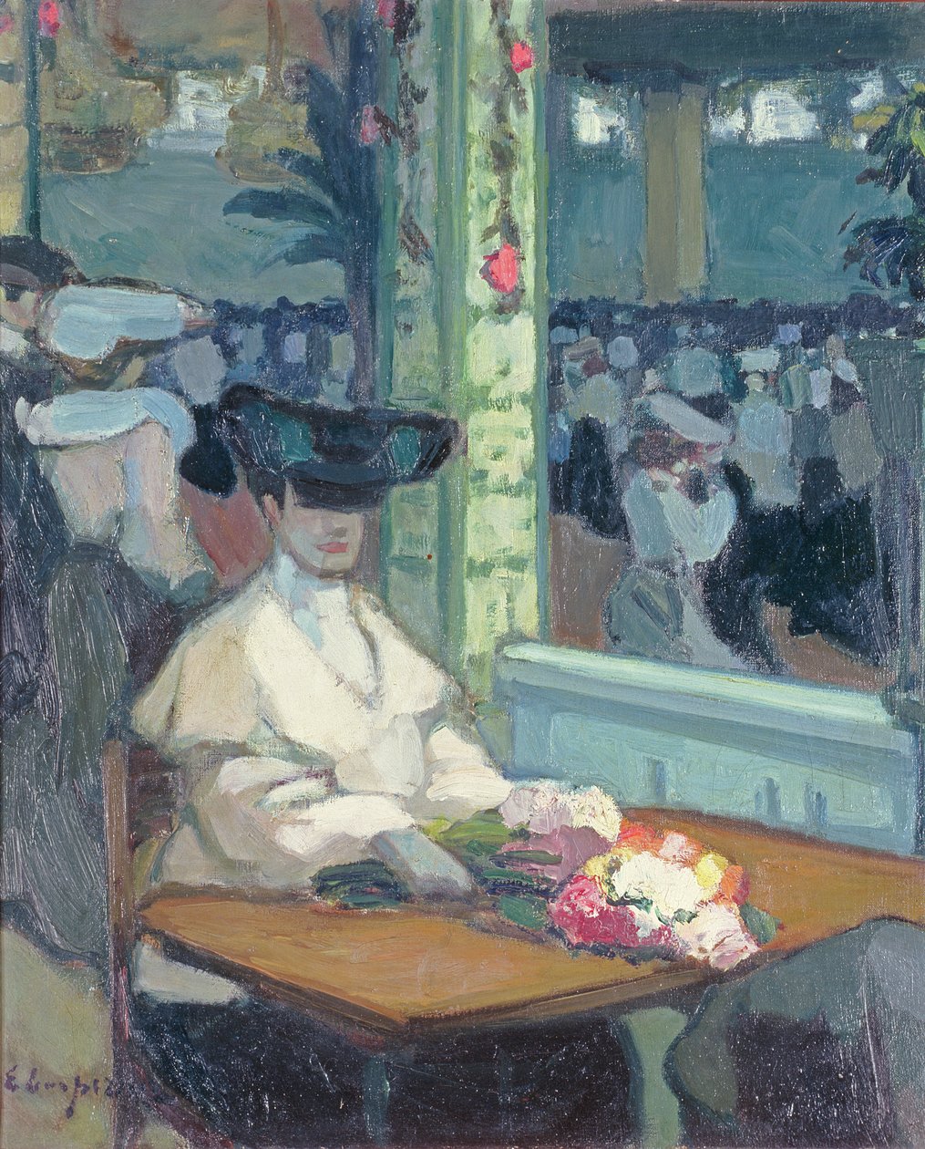 等待 (Moulin de la Galette) 作者 埃德蒙·伦佩鲁尔