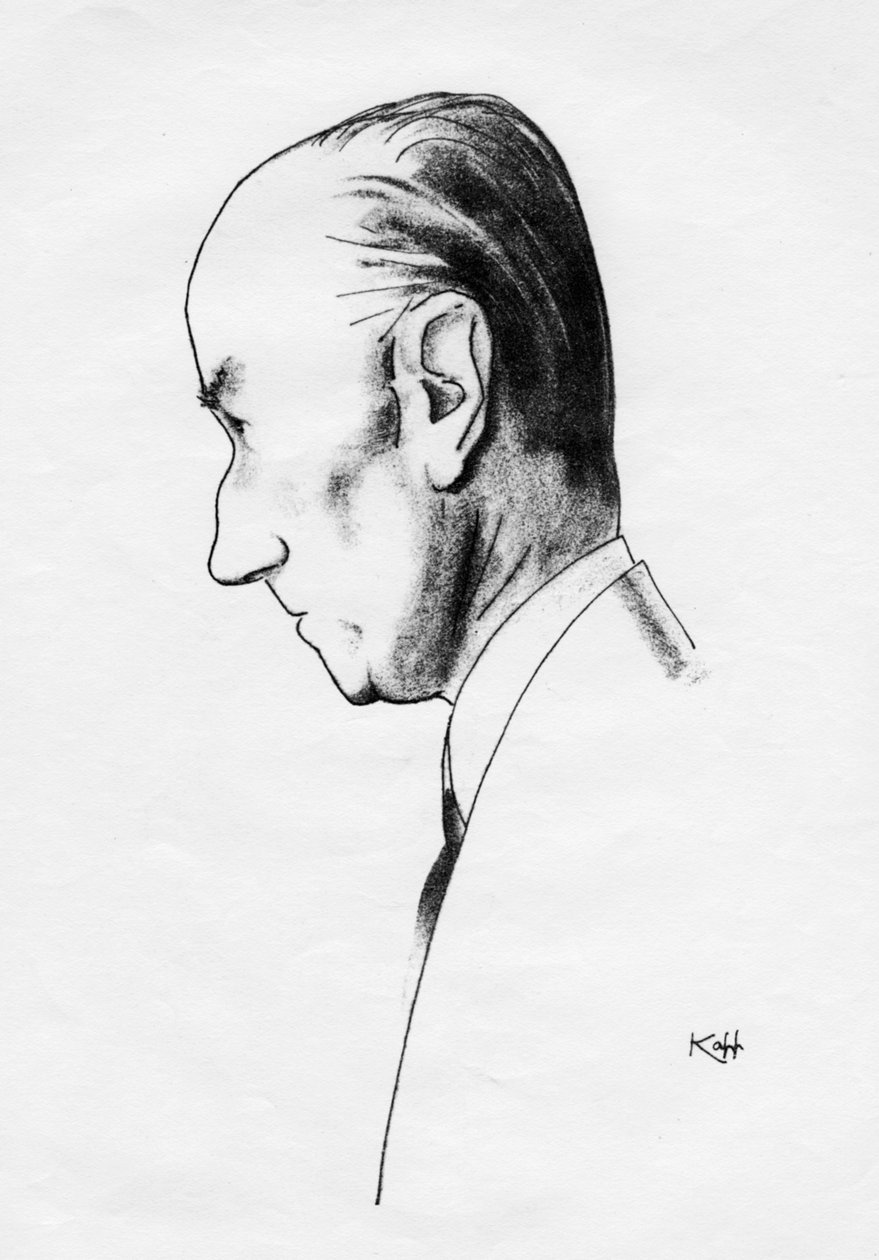 英国政治家塞缪尔·霍尔（Samuel Hoare）爵士，1935年。 作者 埃德蒙·泽维尔·卡普（Edmond Xavier Kapp）