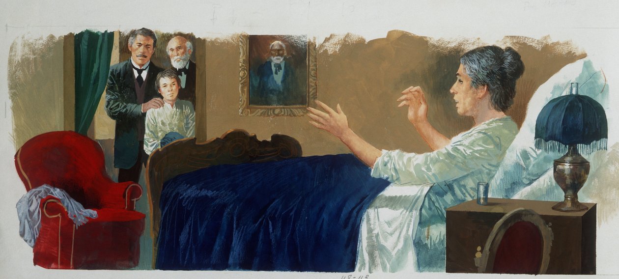 埃德蒙多·德·阿米西斯（Edmondo De Amicis，1846-1908 年）的《心》中的从亚平宁山脉到安第斯山脉，绘画 作者 埃德蒙多·德·阿米西斯