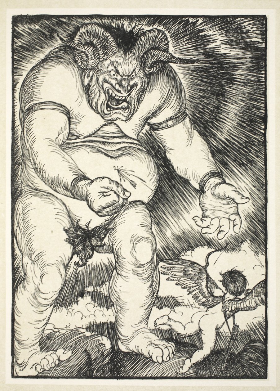The Partian Shot，来自Kaiser&39;s Garland的插图，由Edmund J. Sullivan，酒吧。 1916年 作者 埃德蒙·约瑟夫·沙利文