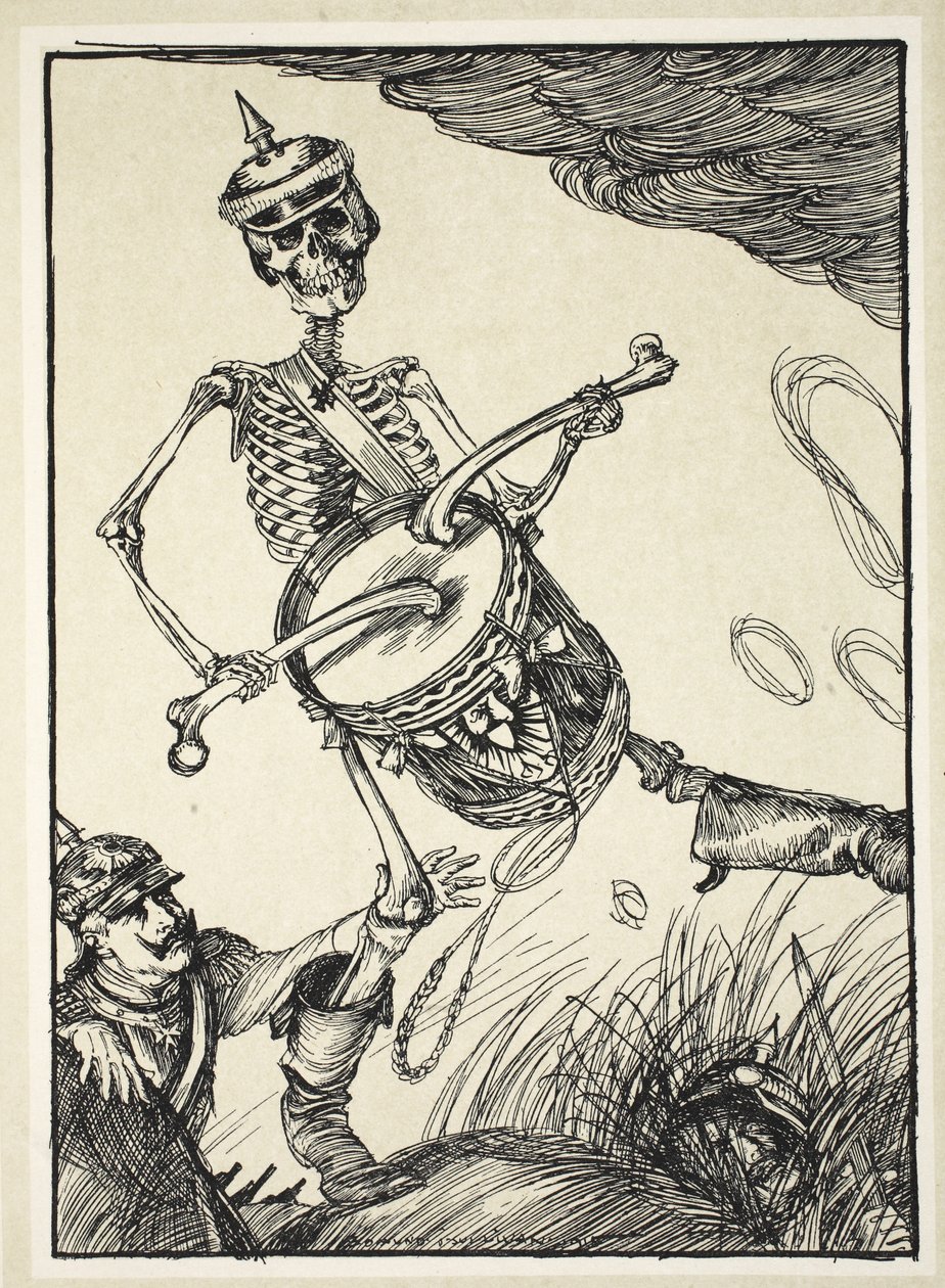 荣耀的道路，来自凯撒的花环的插图，由Edmund J. Sullivan，酒吧。 1916年 作者 埃德蒙·约瑟夫·沙利文