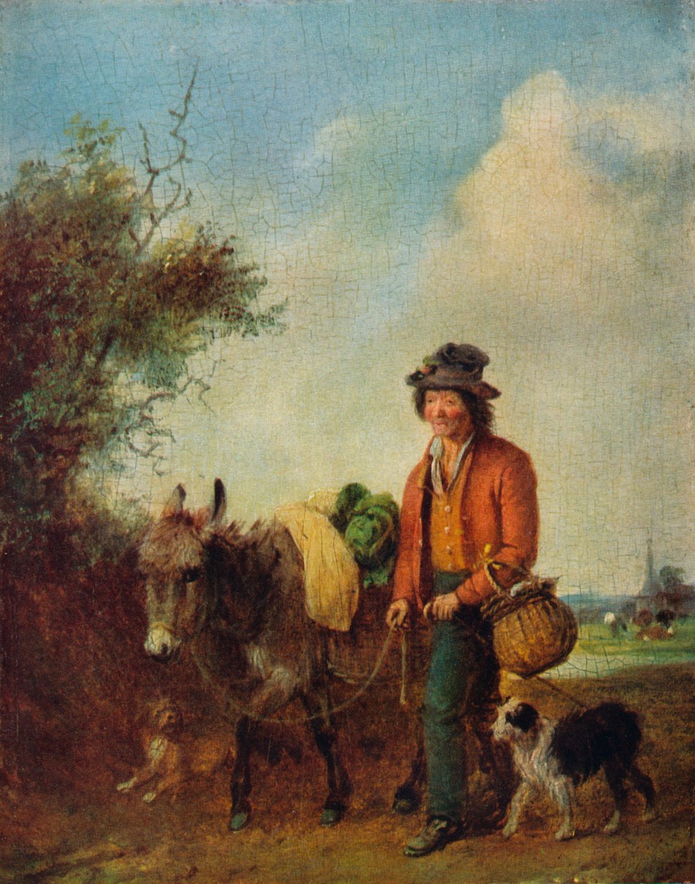 Market Gardener，c1845年，1930年。 作者 埃德蒙·布里斯托（Edmund Bristow）