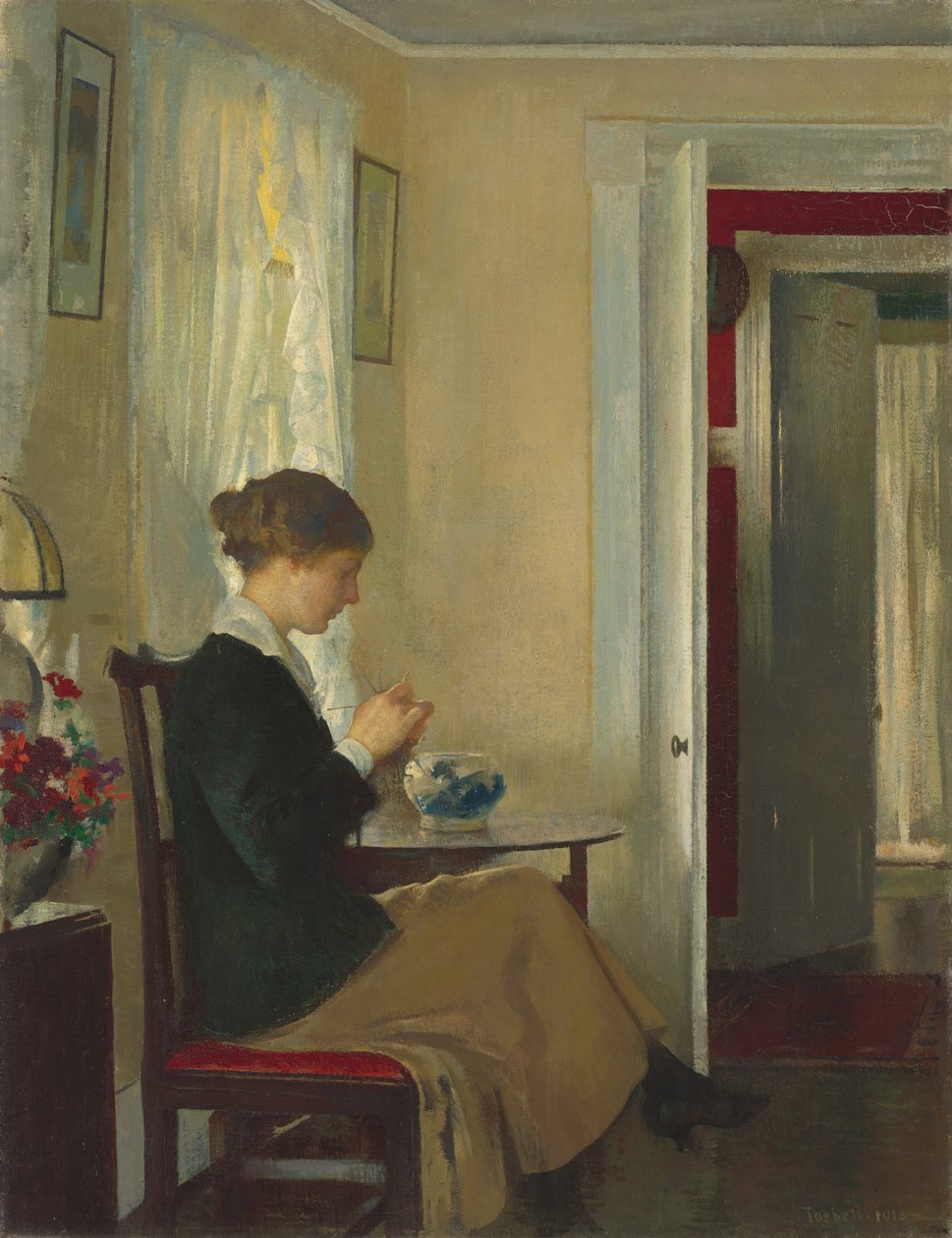 约瑟芬编织物，1916年。 作者 埃德蒙·查尔斯·塔贝尔