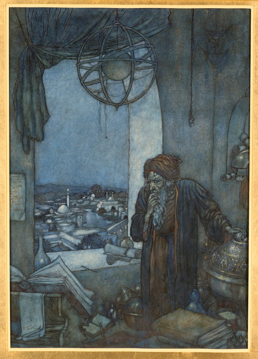 来自黑暗之塔的 Muezzin 作者 埃德蒙·杜拉克（Edmund Dulac）
