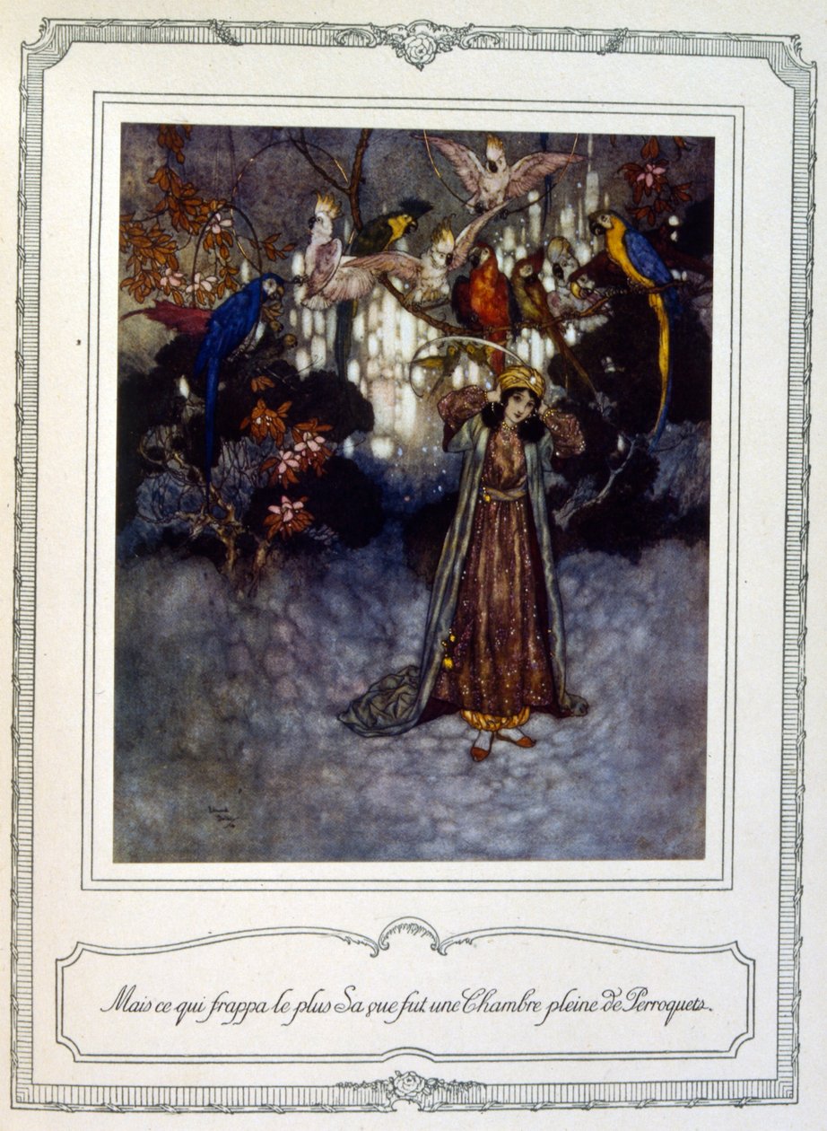 美女与野兽 作者 埃德蒙·杜拉克（Edmund Dulac）
