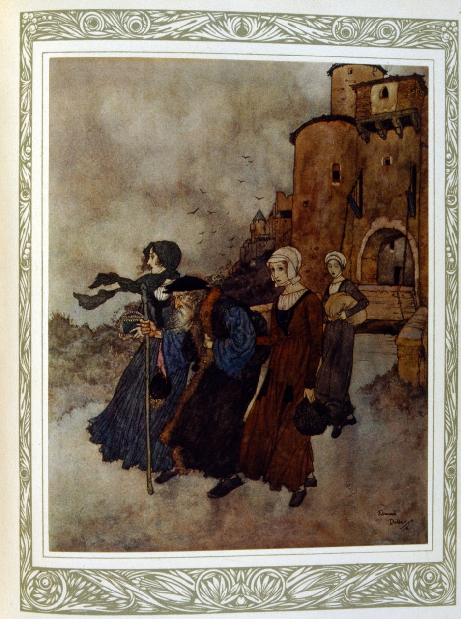 法文版《安徒生故事》（印刷版） 作者 埃德蒙·杜拉克（Edmund Dulac）
