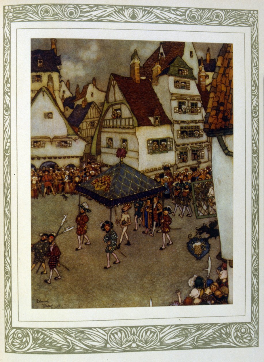 汉斯-克里斯蒂安-安德森的故事》法文插图版 作者 埃德蒙·杜拉克（Edmund Dulac）