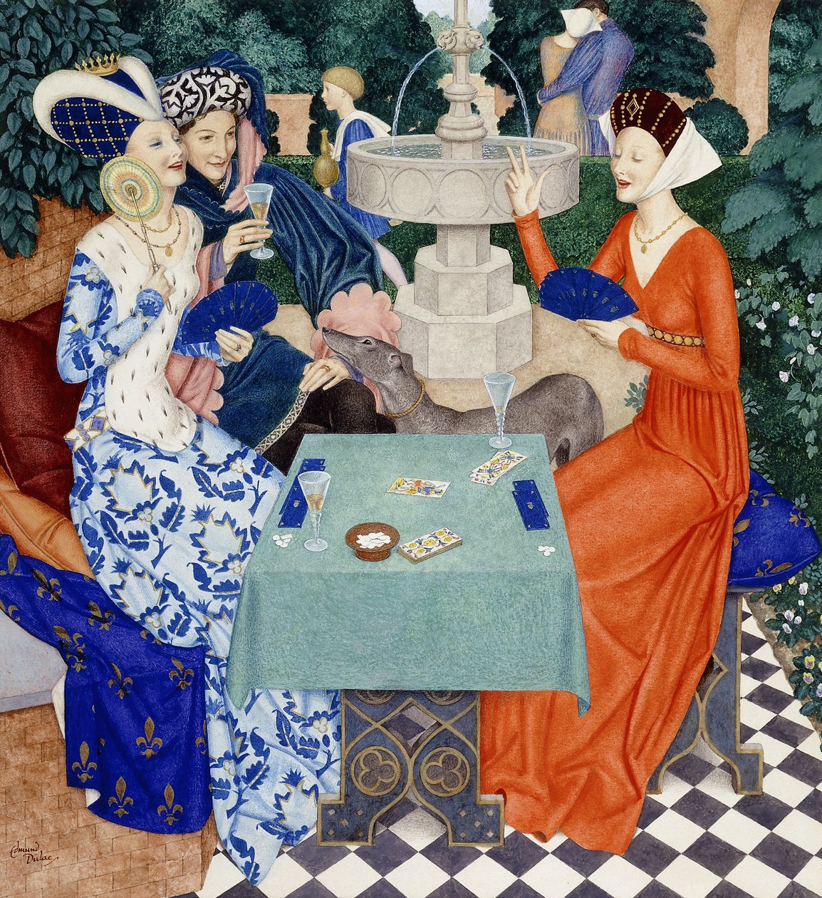 伊莎贝拉王后 作者 埃德蒙·杜拉克（Edmund Dulac）