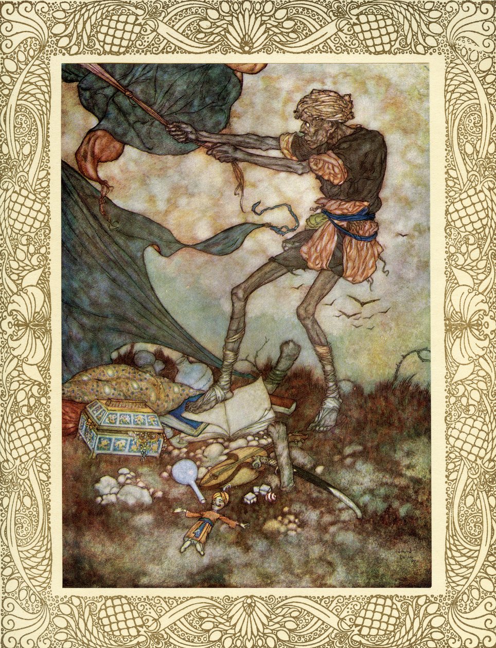 奥玛尔-海亚姆的《鲁拜耶特》（Rubaiyat of Omar Khayyam），埃德蒙-杜拉克（Edmund Dulac）配图 作者 埃德蒙·杜拉克（Edmund Dulac）