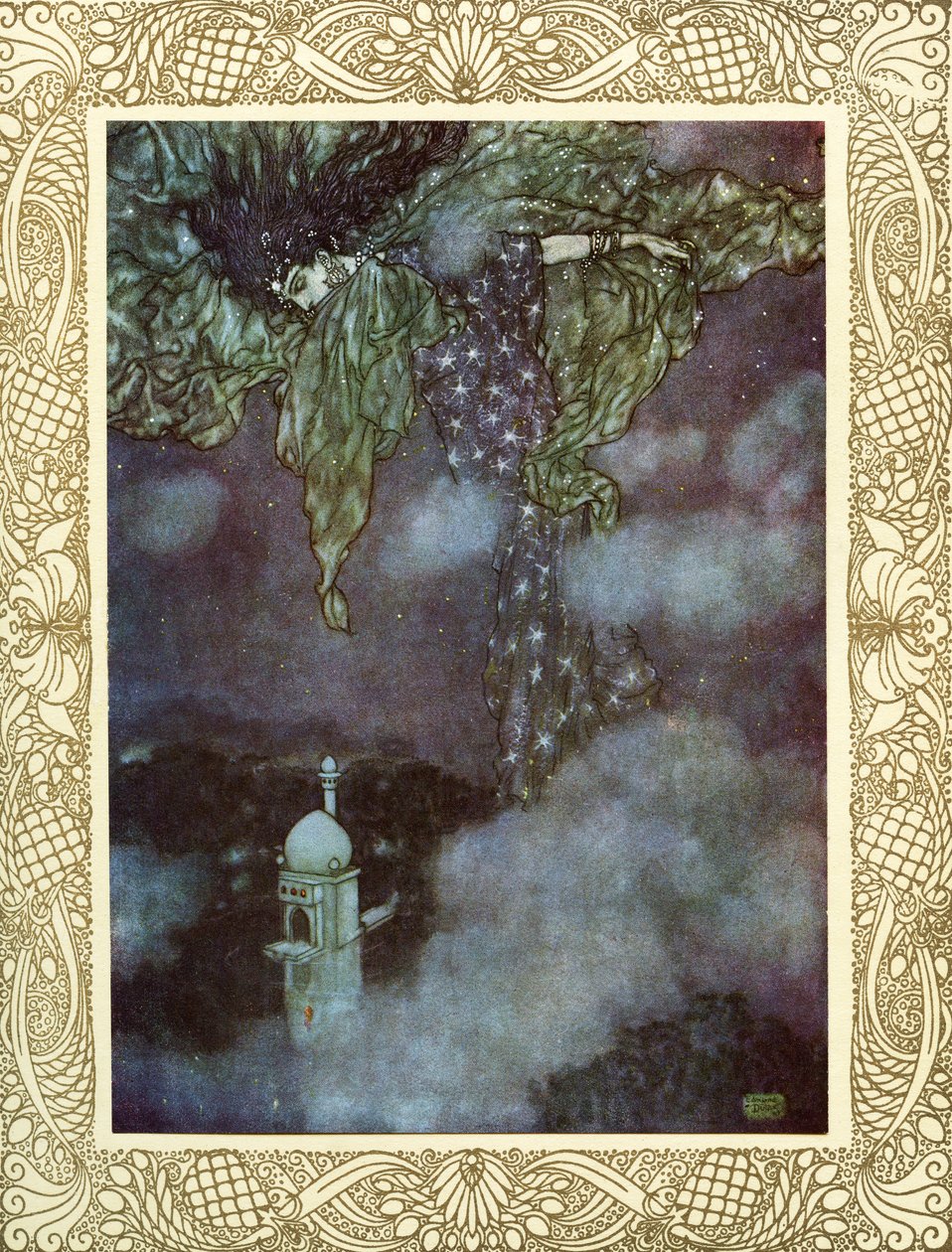 奥玛尔-海亚姆的《鲁拜耶特》（Rubaiyat of Omar Khayyam），埃德蒙-杜拉克（Edmund Dulac）配图 作者 埃德蒙·杜拉克（Edmund Dulac）
