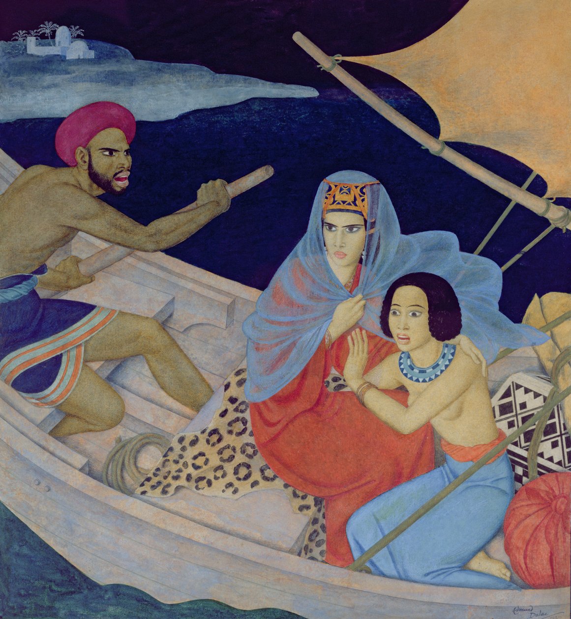 泽诺比亚，巴尔米拉女王 作者 埃德蒙·杜拉克（Edmund Dulac）