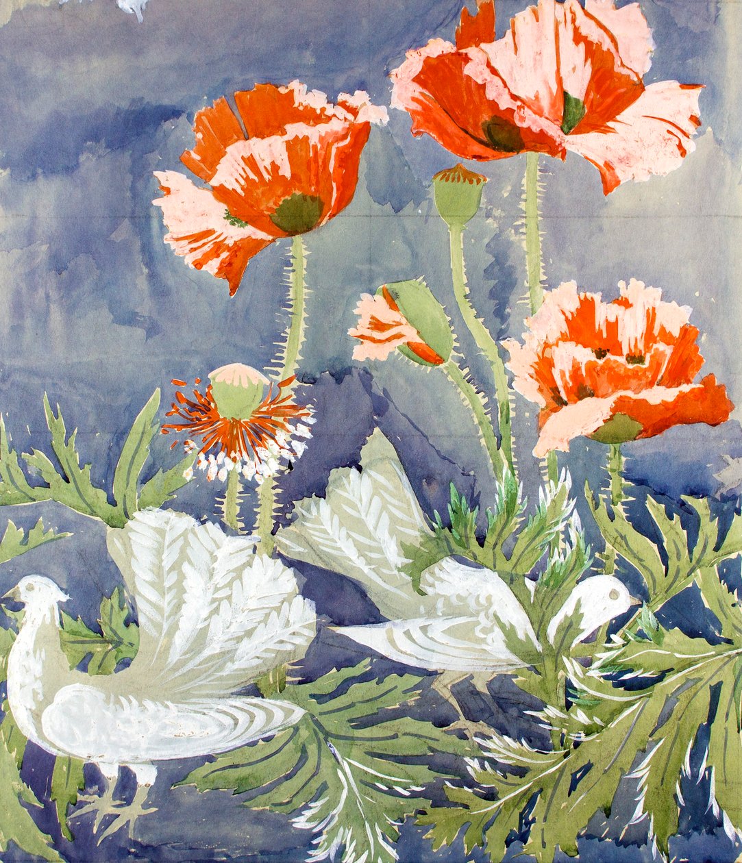 和平》，1920 年（水粉画，纸本） 作者 埃德蒙·亨特