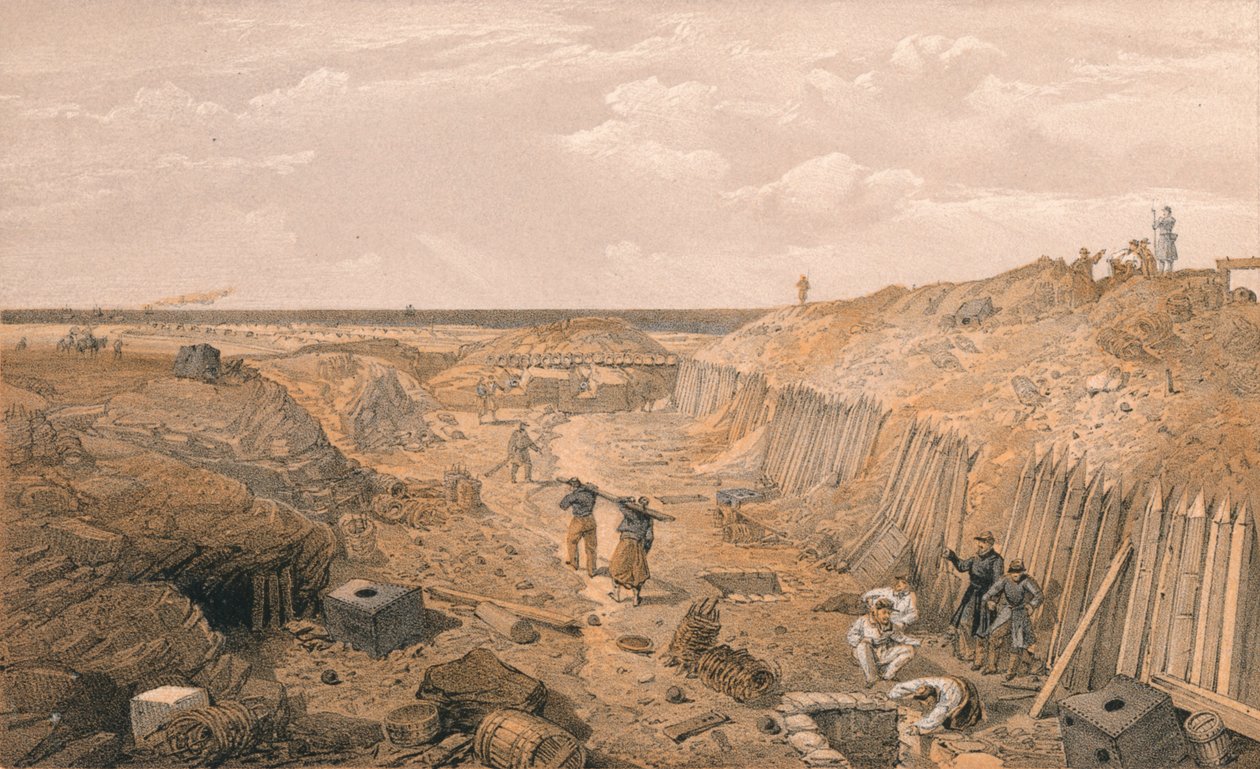 堡垒杜马蒂沟，1856年 作者 埃德蒙·沃克