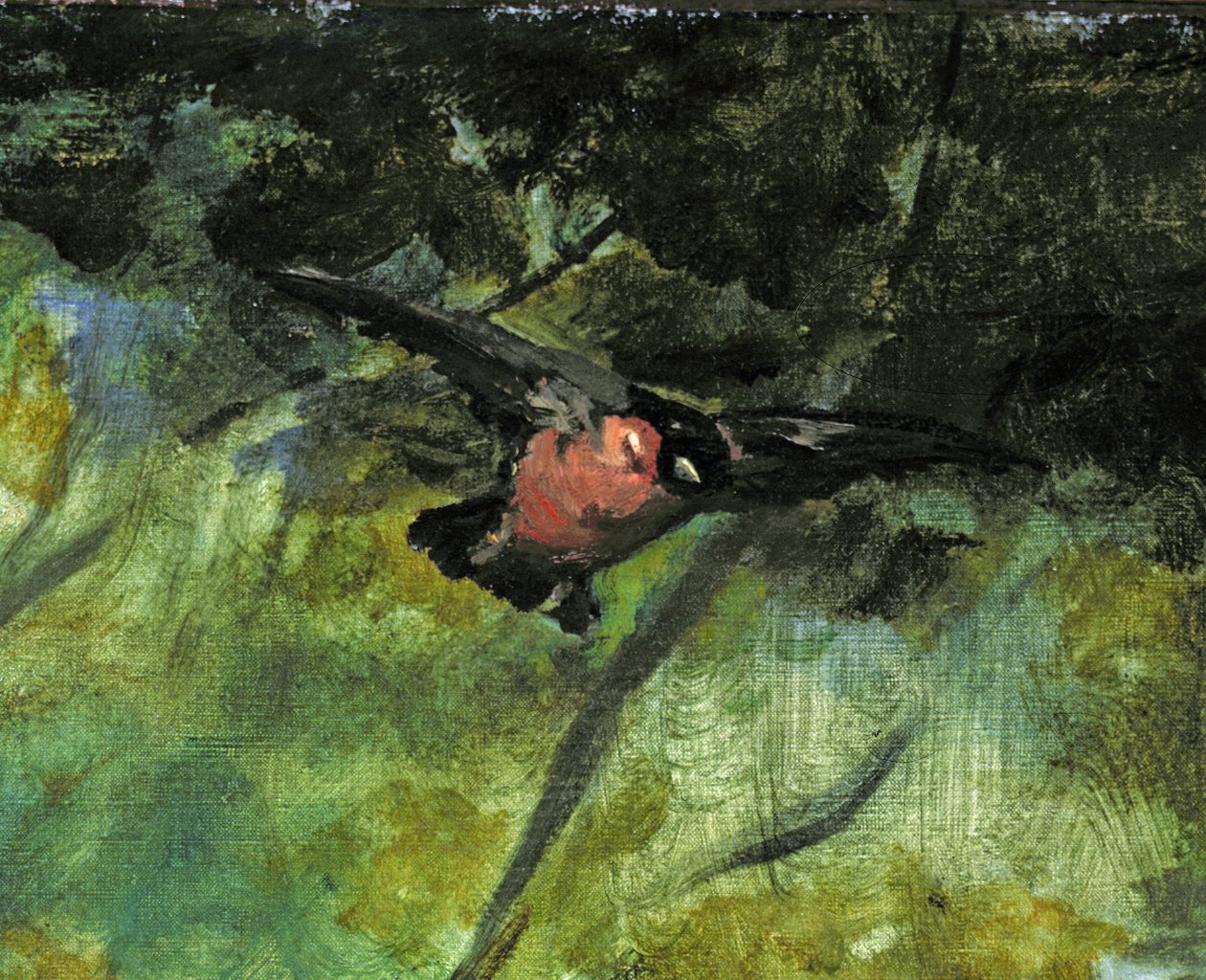 Dejeuner sur lHerbe，1863年2310的油画细节 作者 爱德华·马奈