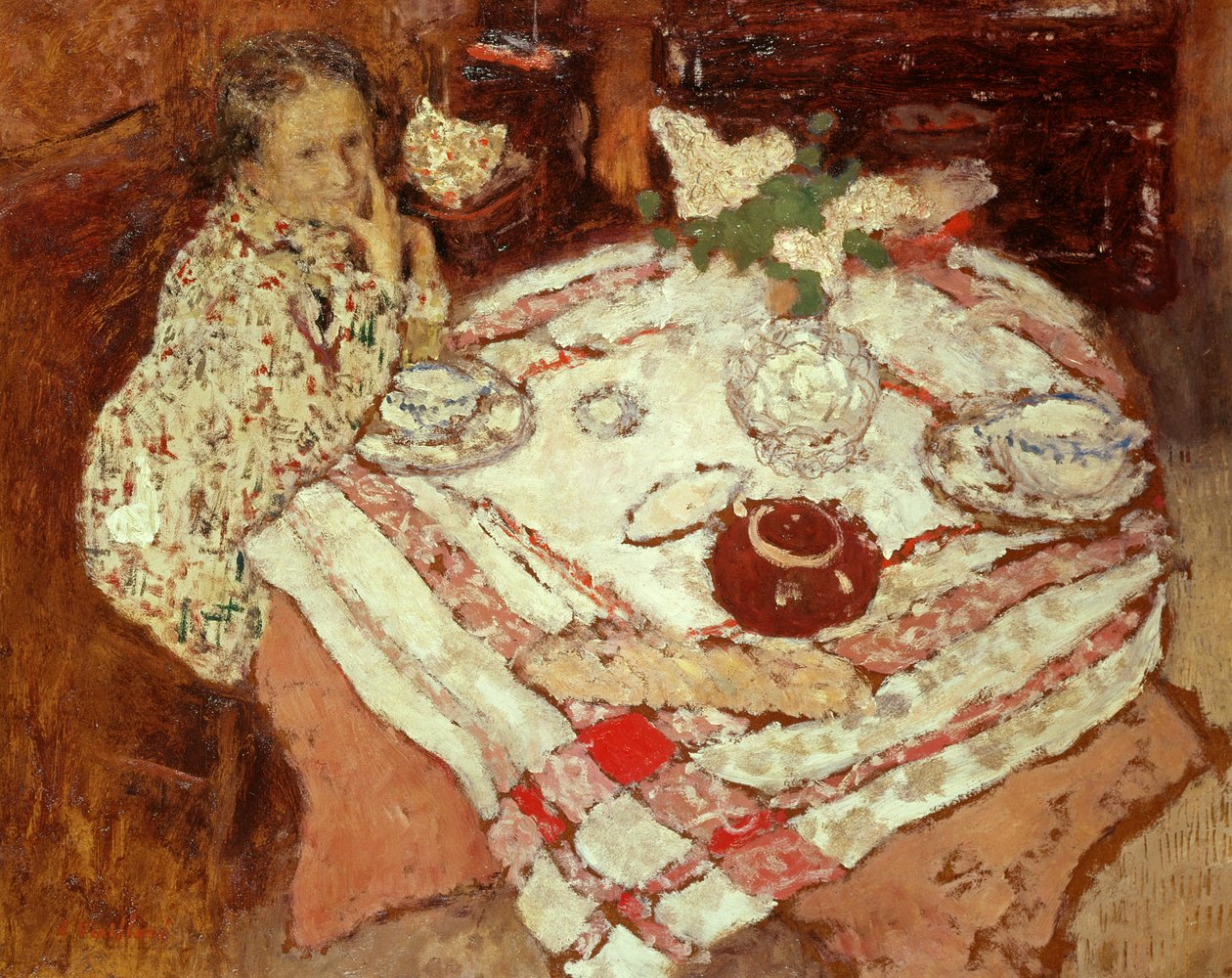 早餐，c.1902 作者 爱德华·维拉德