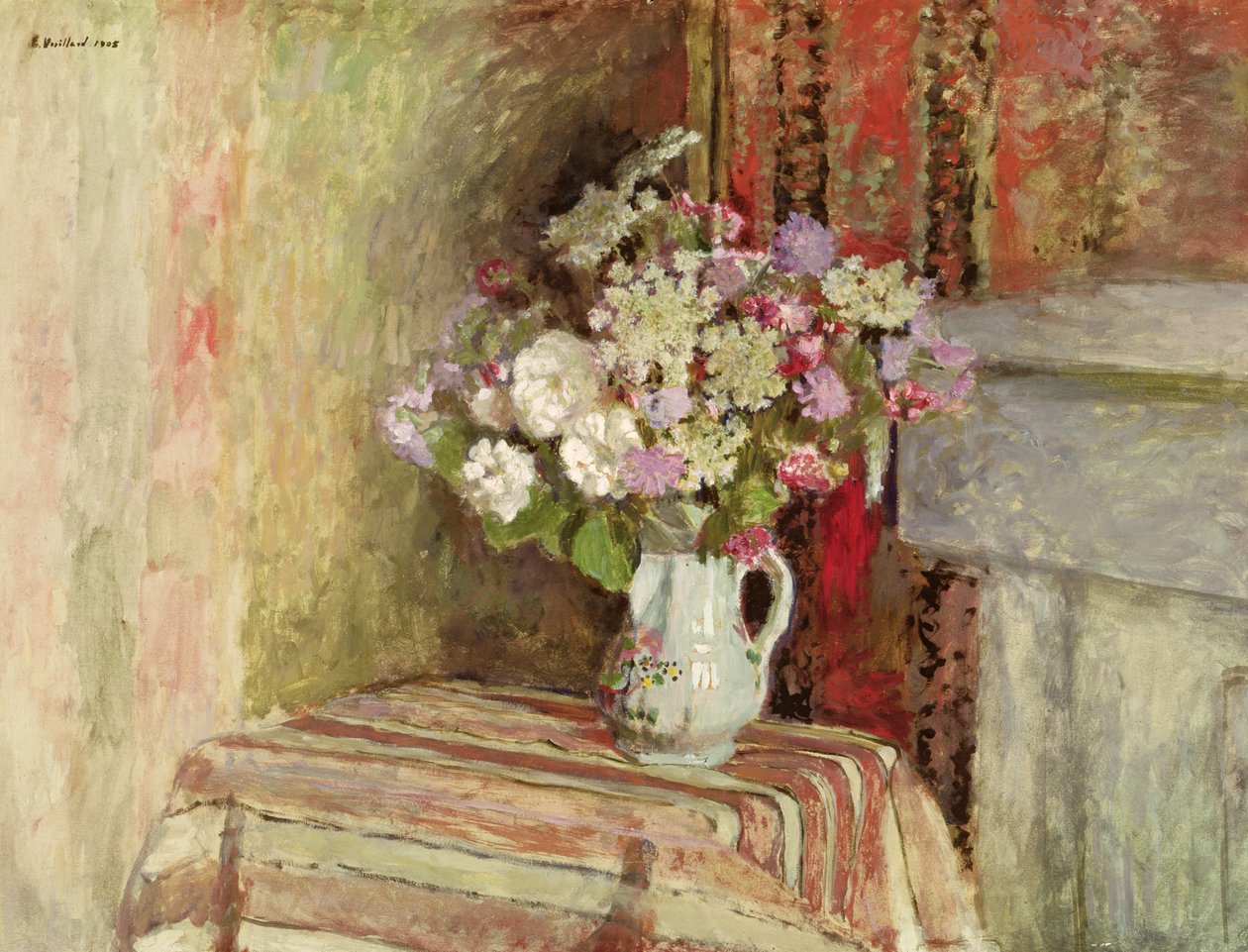 鲜花盛开，1905年（油卡） 作者 爱德华·维拉德
