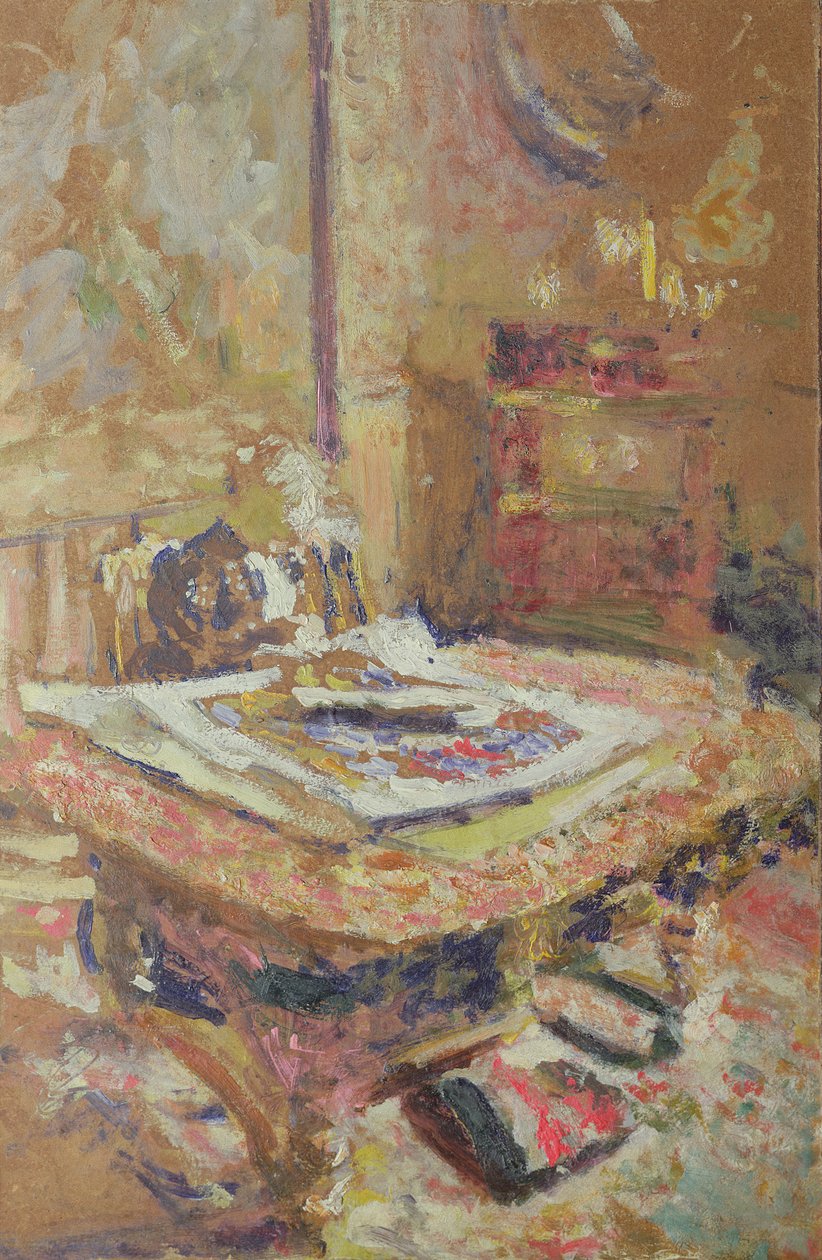 内饰，c.1906（油卡） 作者 爱德华·维拉德