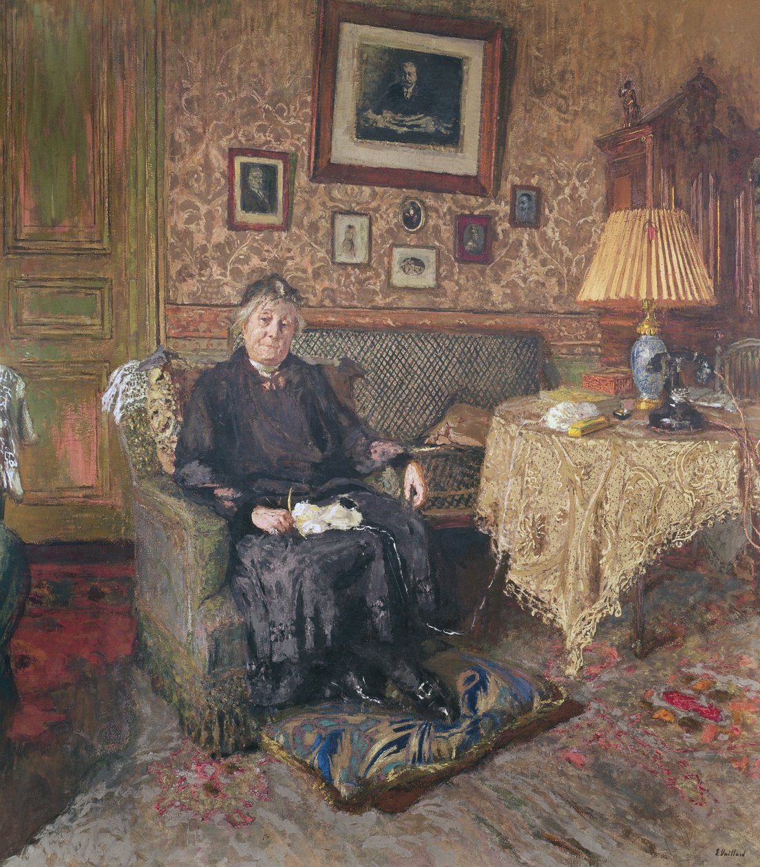 Adrien Benard夫人（1853-1935）1928-29 作者 爱德华·维拉德