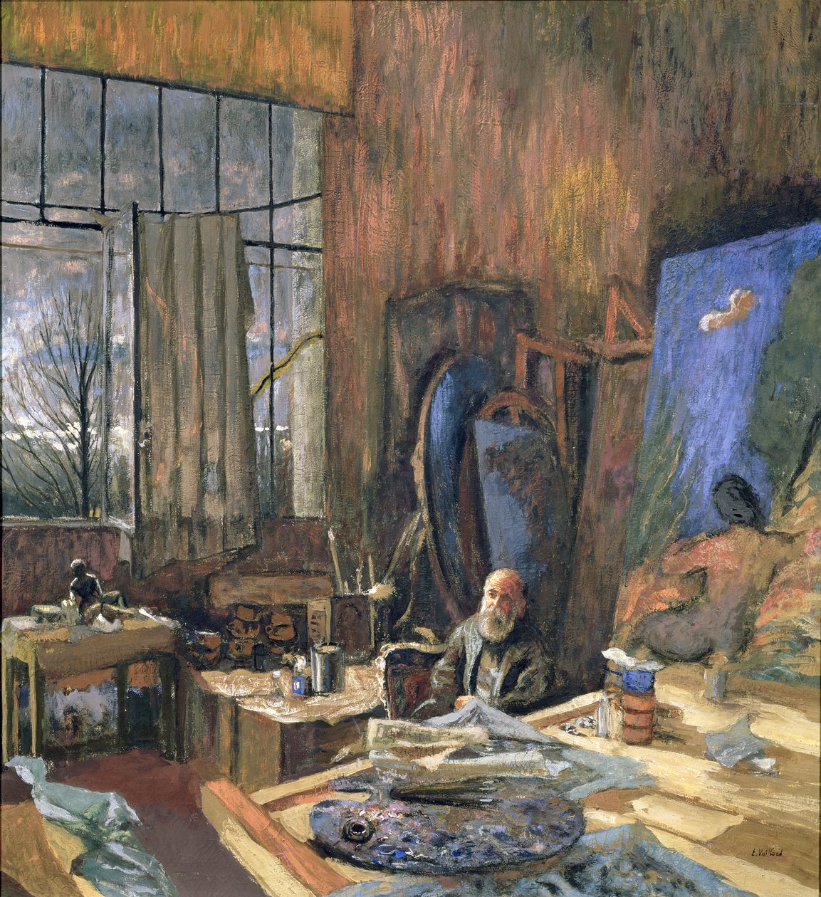 Ker-Xavier Roussel（1867-1944）1935年的肖像 作者 爱德华·维拉德