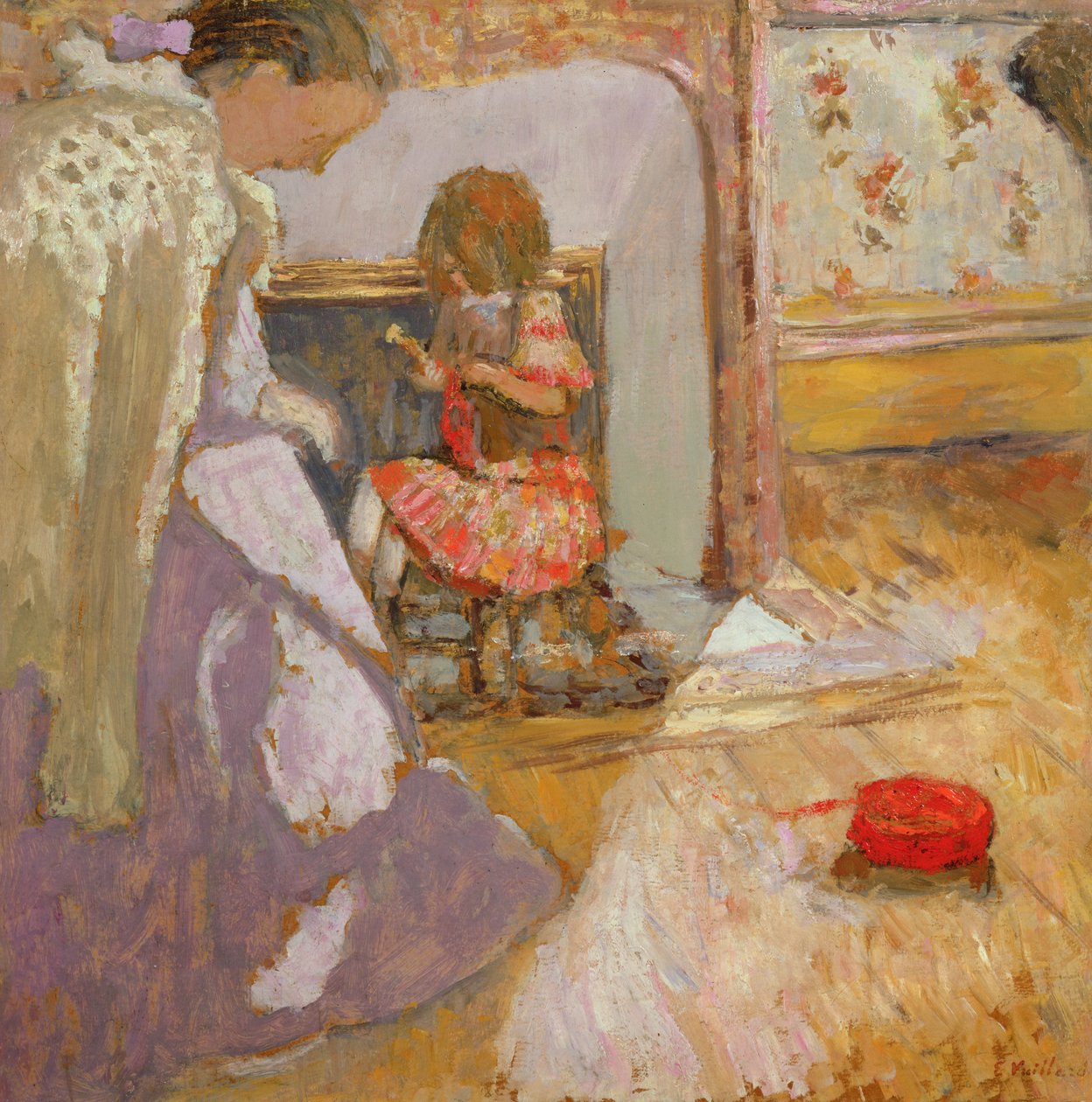 羊毛红球，c.1903-05 作者 爱德华·维拉德