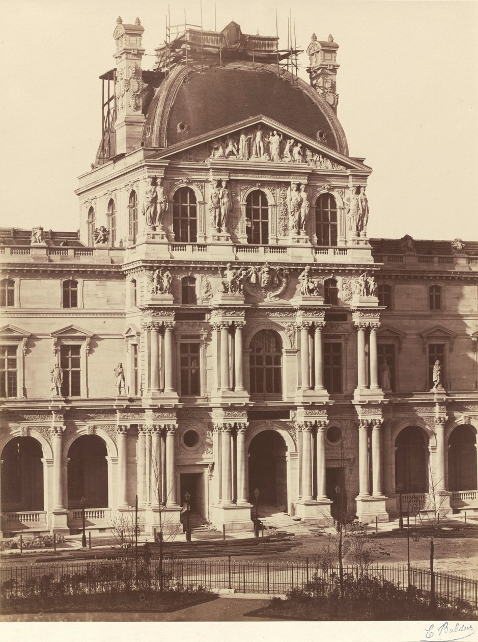 卢浮宫景观，1855-1857 年（照片） 作者 爱德华·丹尼斯·巴尔杜斯