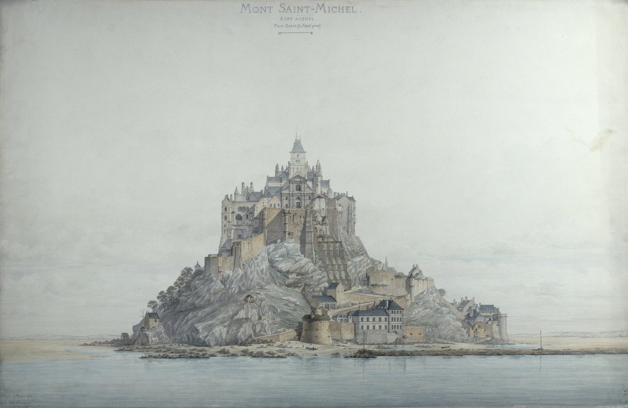 圣米歇尔山（西侧），1873年 作者 