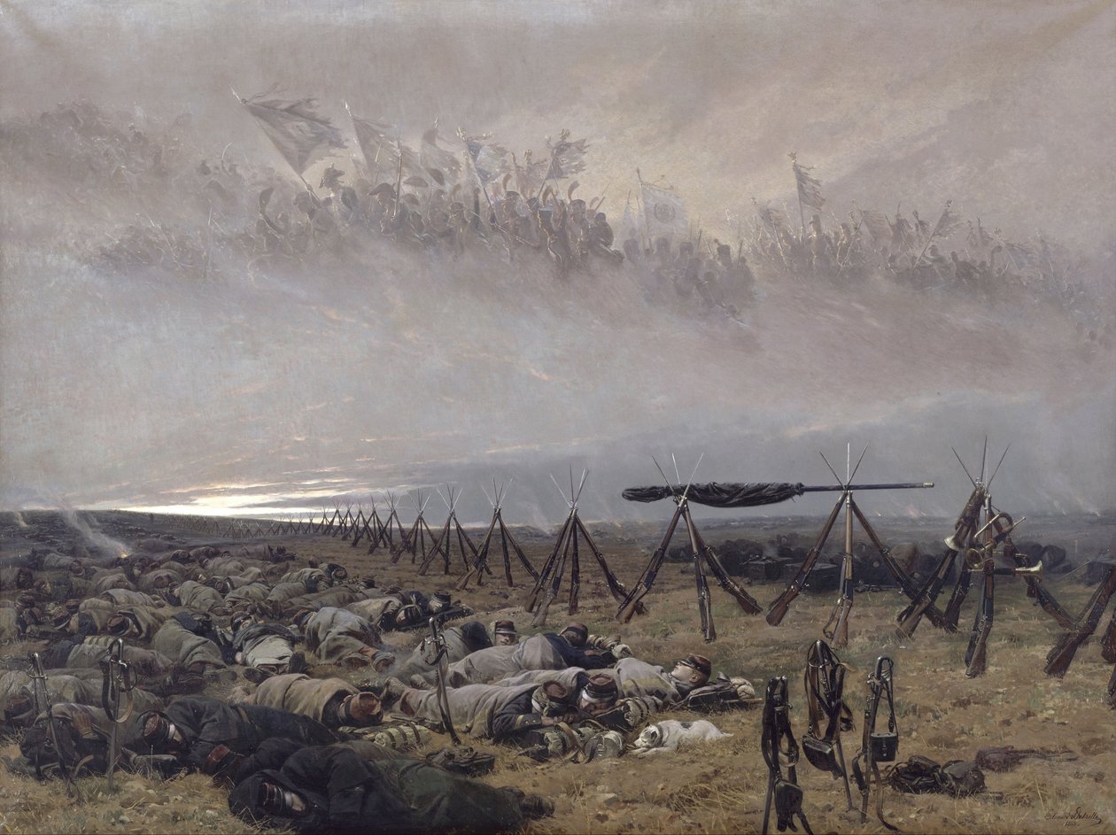 梦想，1888年 作者 让·巴蒂斯特·爱德华·Detaille