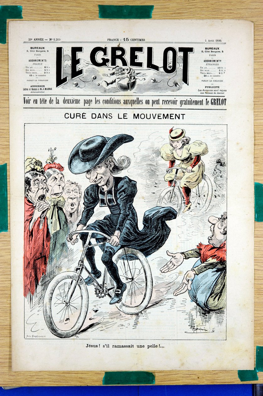 Le Grelot》的封面，编号1269，彩色讽刺画 作者 爱德华·纪尧明·佩平