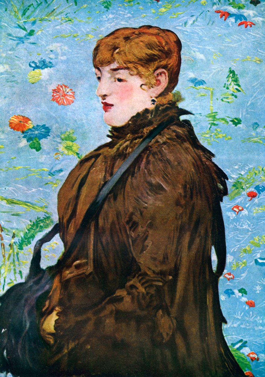 梅里·洛朗（Mery Laurent）秋天，1882年1938年。 作者 爱德华·马奈