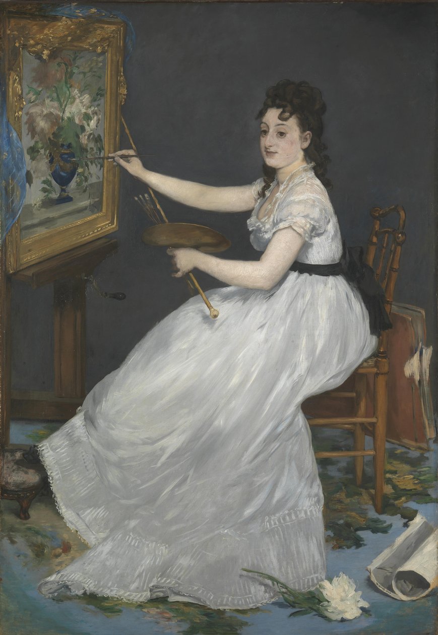 伊娃·冈萨雷斯（EvaGonzalès），1870年 作者 爱德华·马奈