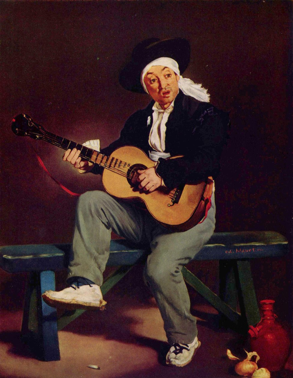 法语: Le Chanteur espagnol 西班牙歌手 作者 爱德华·马奈