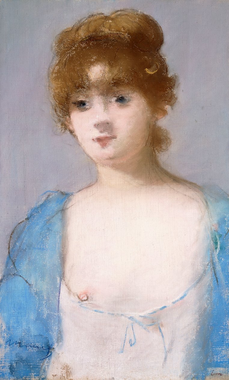 晨衣的女孩，1882年 作者 爱德华·马奈