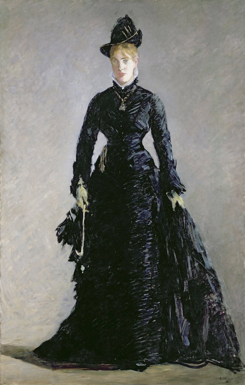 La Parisienne - Manet, Edouard (1832-1883) - 1875 - 布面油画 - 192x125 - 斯德哥尔摩国家博物馆 作者 爱德华·马奈