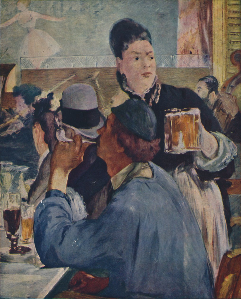 女服务员德博克斯，《女服务员》，1879年，1937年。 作者 爱德华·马奈