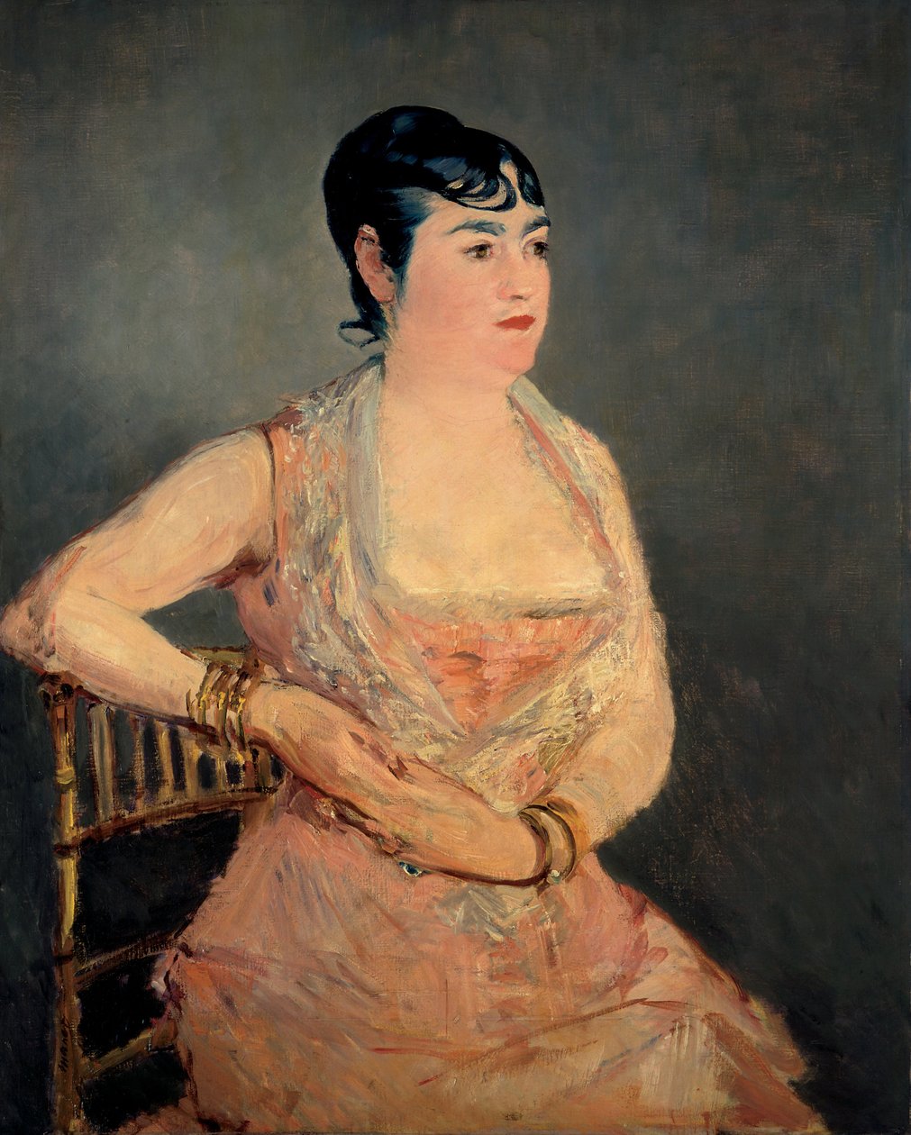 粉红玫瑰圣母夫人玫瑰（1879-1881） 作者 爱德华·马奈