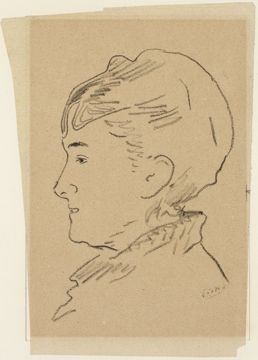 马奈 - 伊莎贝尔-莱蒙尼尔小姐，1922.4488 作者 爱德华·马奈