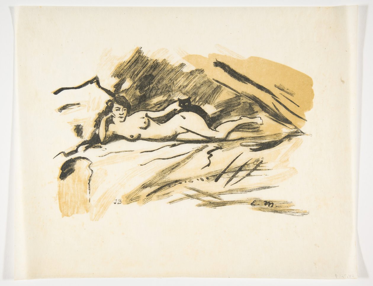 奥林匹亚，1923年。 作者 爱德华·马奈