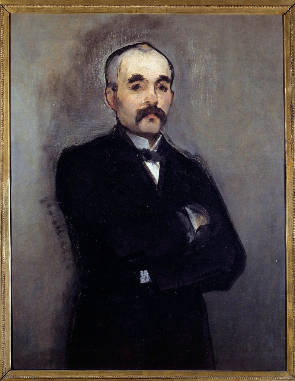 Georges Clemenceau (1841-1929) 的肖像画由爱德华·马奈 (1832-1883) 19 世纪太阳。 0,94 x 0,74 m 巴黎，奥赛博物馆 作者 爱德华·马奈