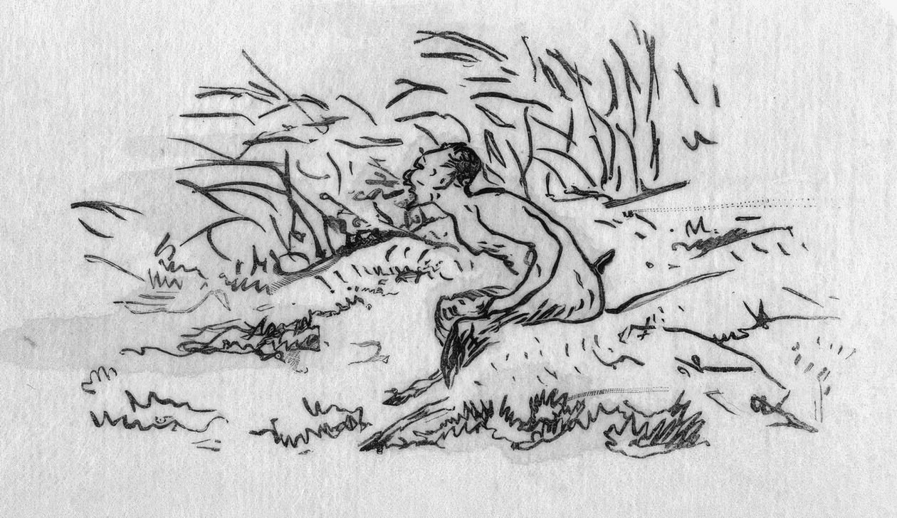 圣下午的Mallarmé- E.Manet 作者 爱德华·马奈