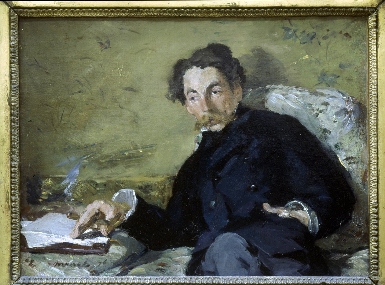 斯特凡-马拉姆（1842 - 1898）--爱德华-马奈的作品 作者 爱德华·马奈