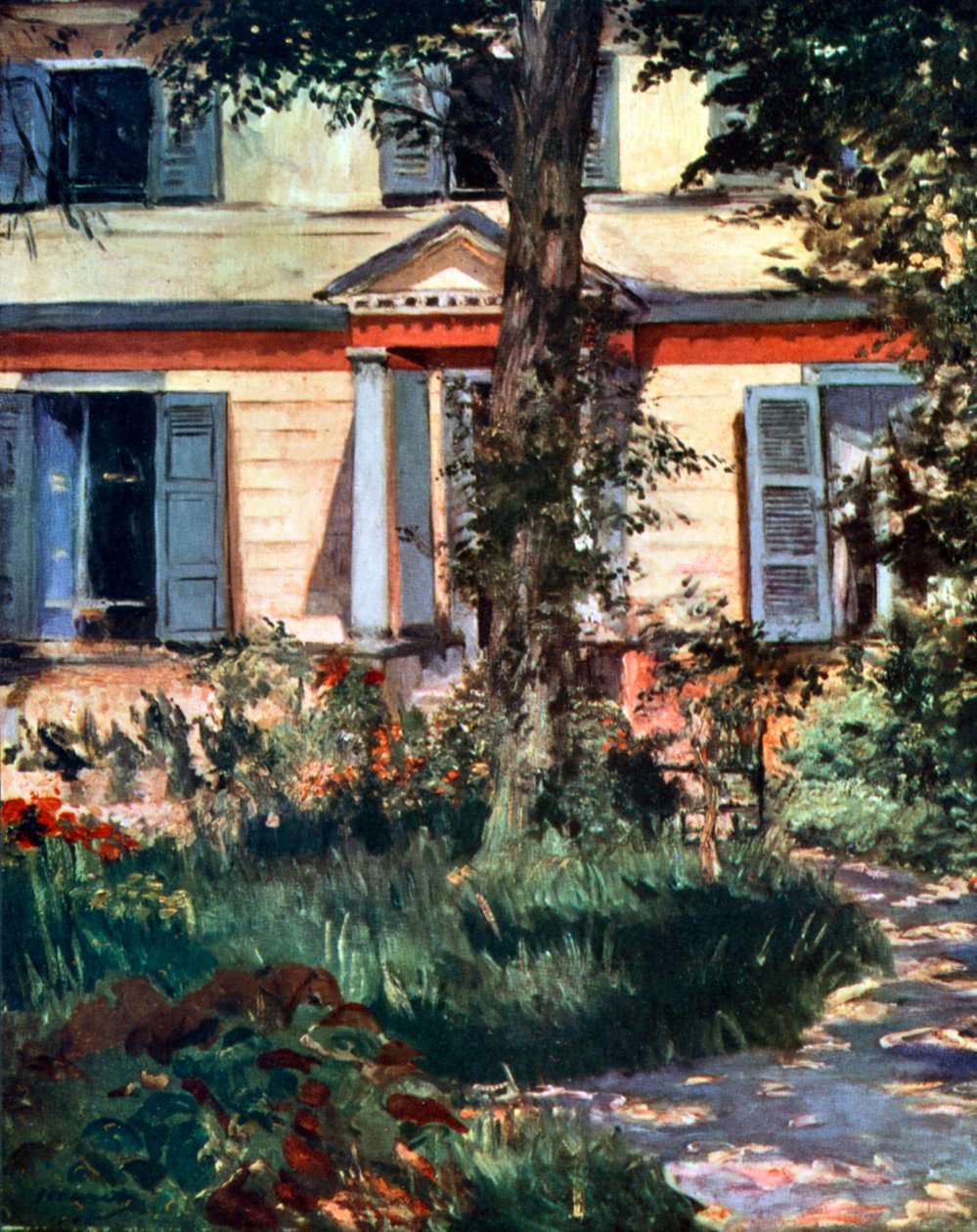 1882年，吕埃（Rueil）的房子，1926年。 作者 爱德华·马奈