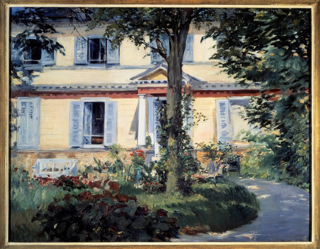 吕埃之家 爱德华·马奈（Edouard Manet，1832-1883 年）的画作，1882 年柏林，国家博物馆 作者 爱德华·马奈