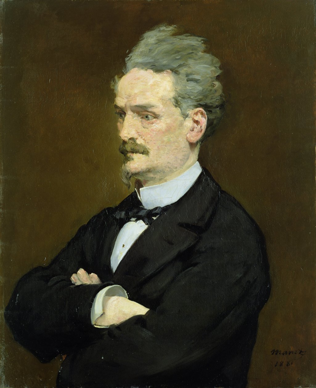 记者Henri Rochefort（1830-1913），1881年 作者 爱德华·马奈