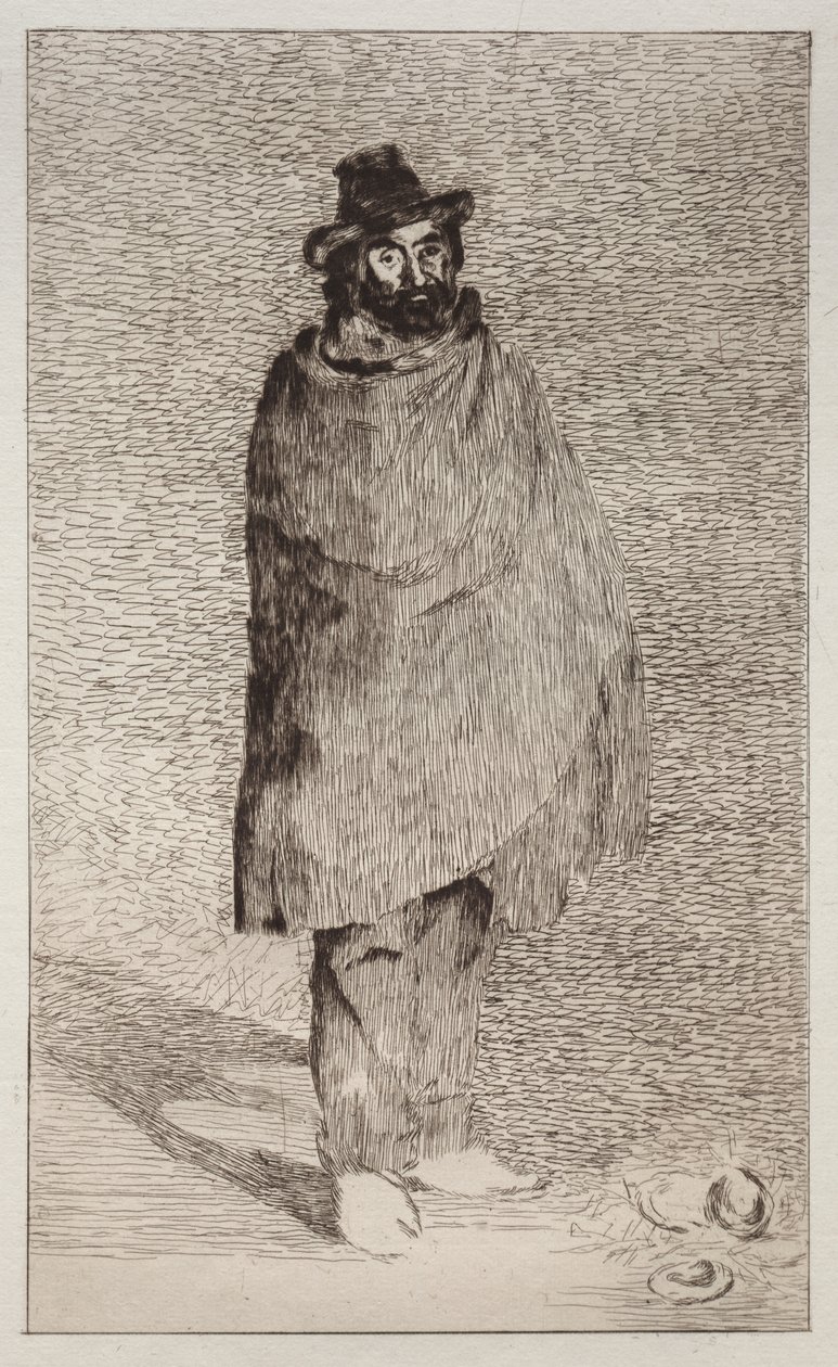 哲学家》（蚀刻版画和干点画法） 作者 爱德华·马奈