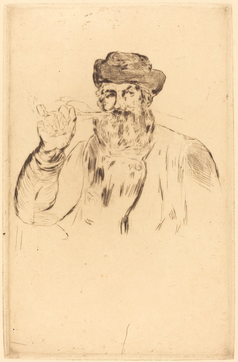 吸烟者 Le fumeur, 1866年。 作者 爱德华·马奈