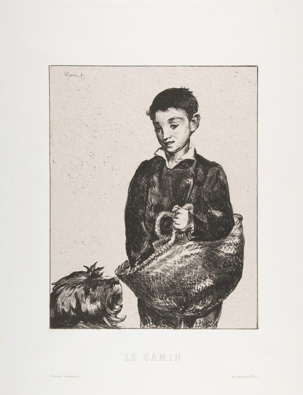 The Urchin, 1868. 作者 爱德华·马奈