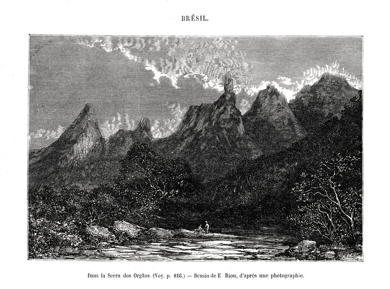 Serra dosÓrgãos，巴西，十九世纪。 作者 爱德华·里奥（Edouard Riou）